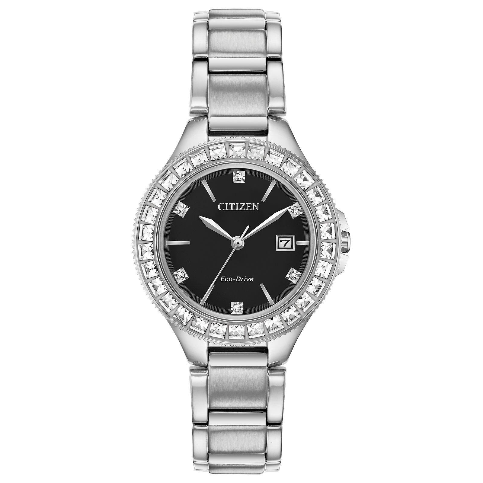 Reloj Citizen Negro Silhouette Cristales FE1190-53E | Elegancia relojería