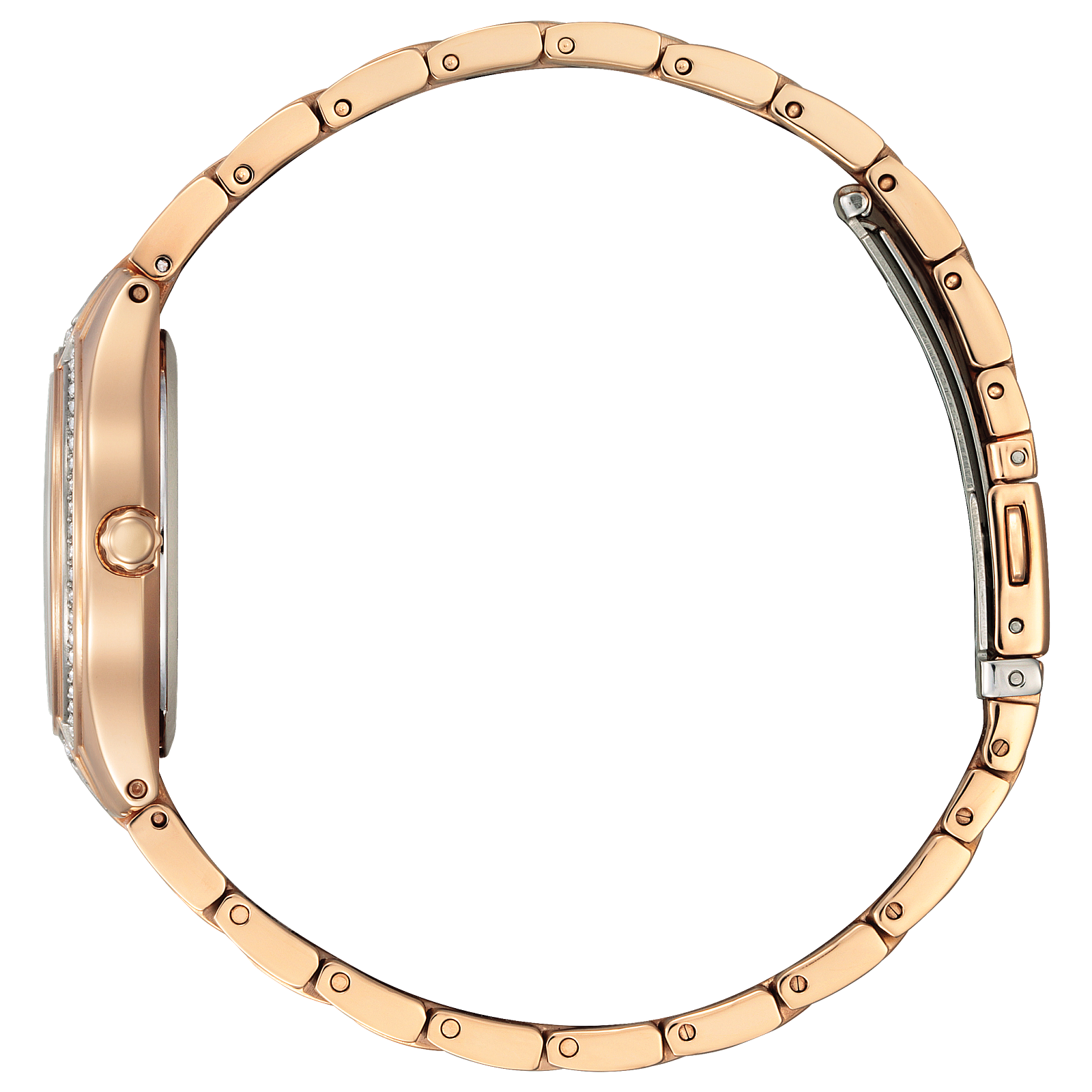 Reloj Citizen Plateado Silhouette Cristales FE1233-52A | Elegancia relojería
