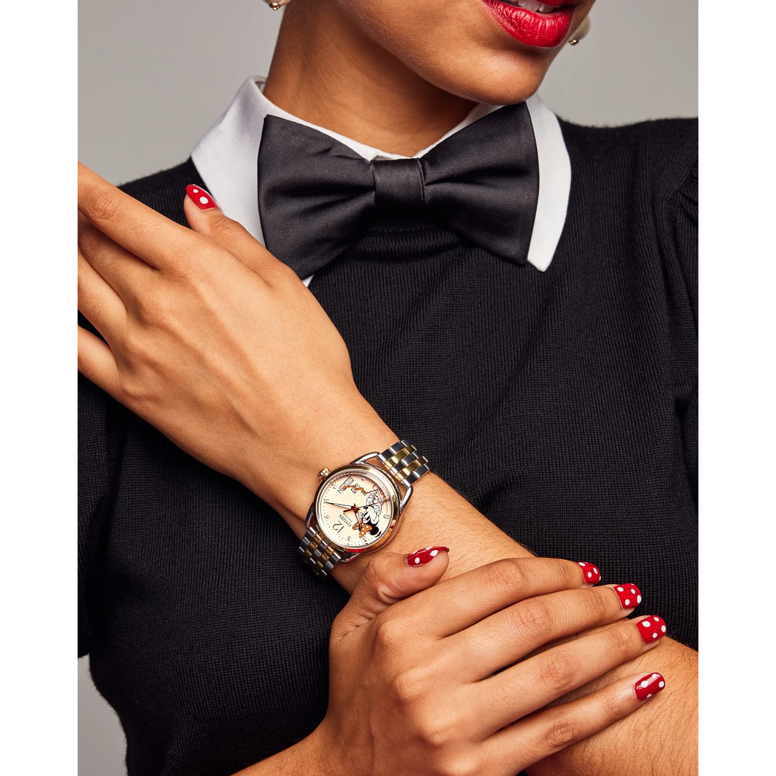 Reloj Citizen Blanco Empowered Minnie Mouse Disney  FE6084-70W | Elegancia relojería
