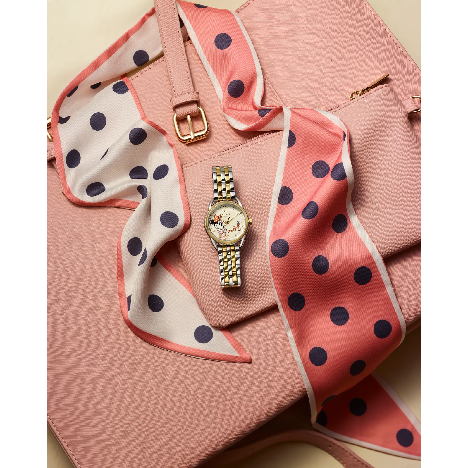 Reloj Citizen Blanco Empowered Minnie Mouse Disney  FE6084-70W | Elegancia relojería