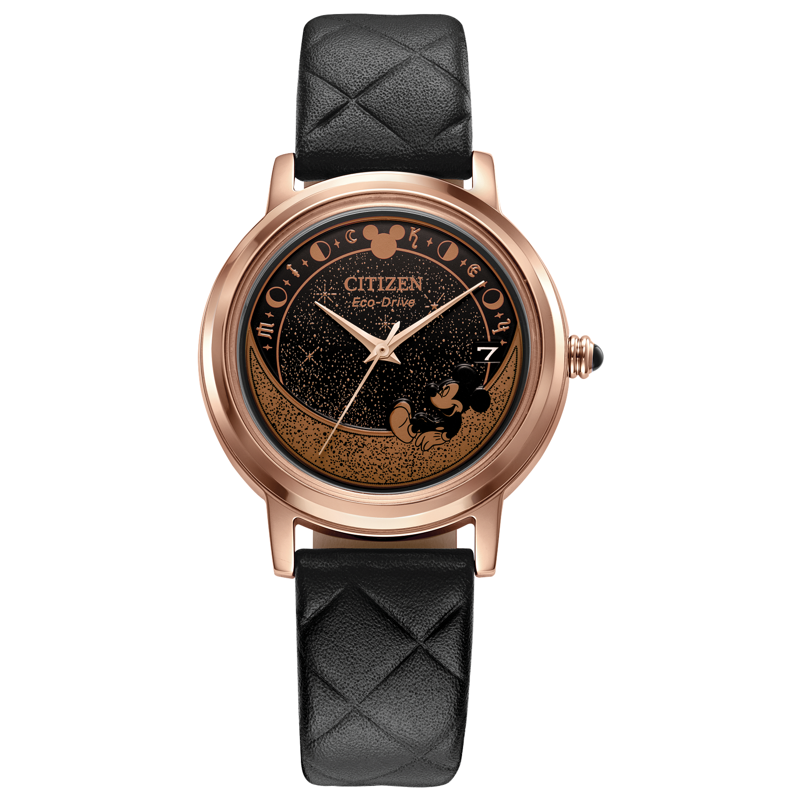 Reloj Citizen Negro Celestial Mickey Disney  FE6098-08W | Elegancia relojería