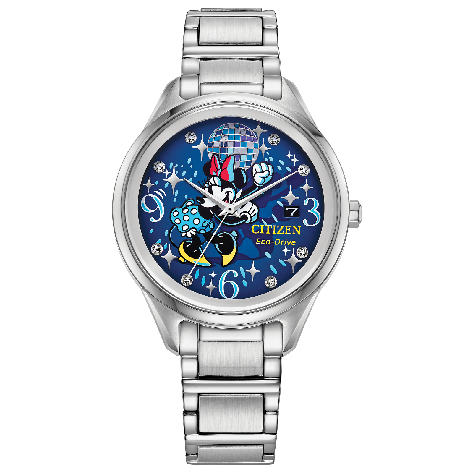 Reloj Citizen Azul Dancing Minnie Disney  FE6106-52W | Elegancia relojería