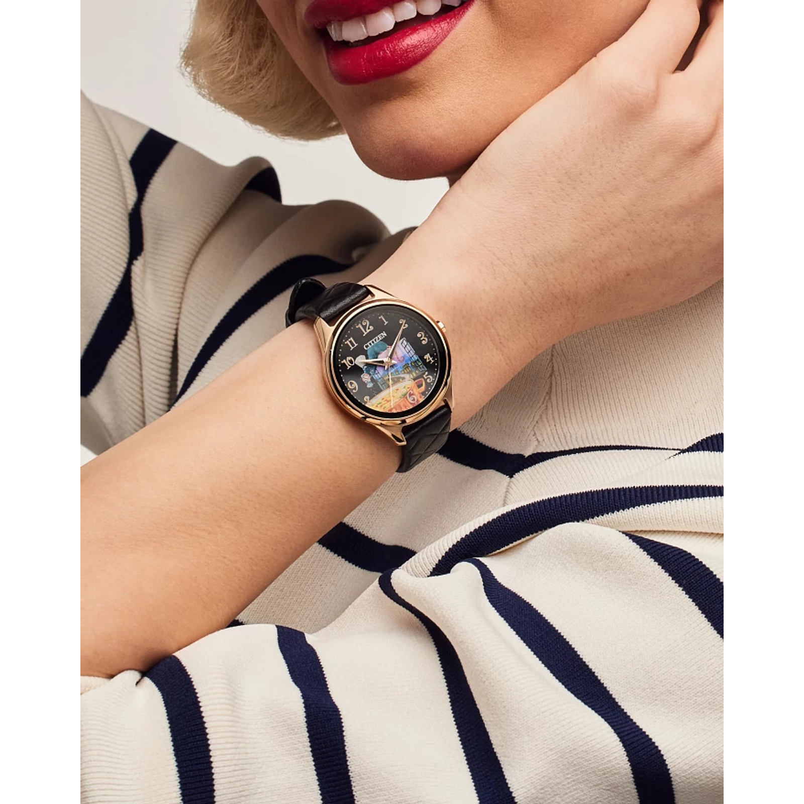 Reloj Citizen Negro Ratatouille Pixar  FE7103-04W | Elegancia relojería