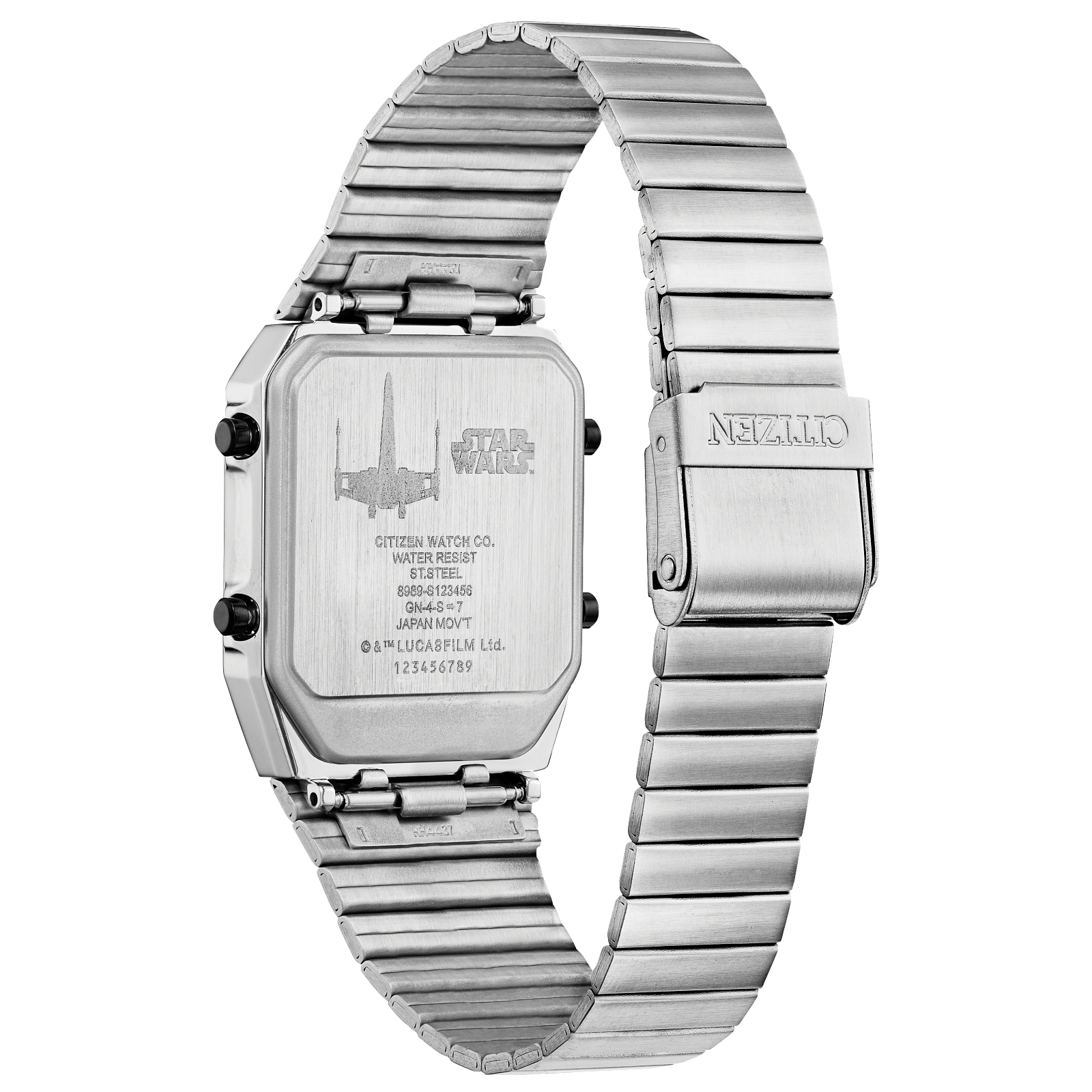 Reloj Citizen Rebel Pilot Analogico - Digital edición especial Star Wars para caballero movimiento de cuarzo JG2108-52W | Elegancia Relojeria