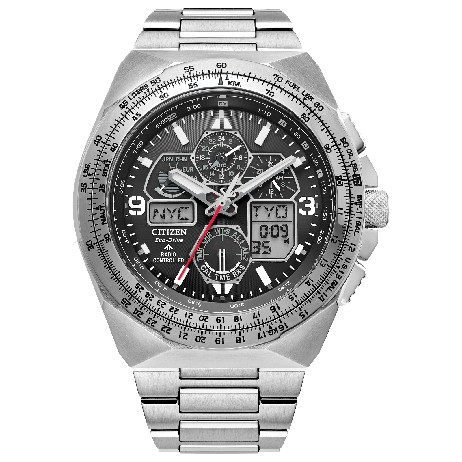 Reloj Citizen Promaster Skyhawk A-T Cronómetraje Atómico  JY8120-58E | Elegancia relojería
