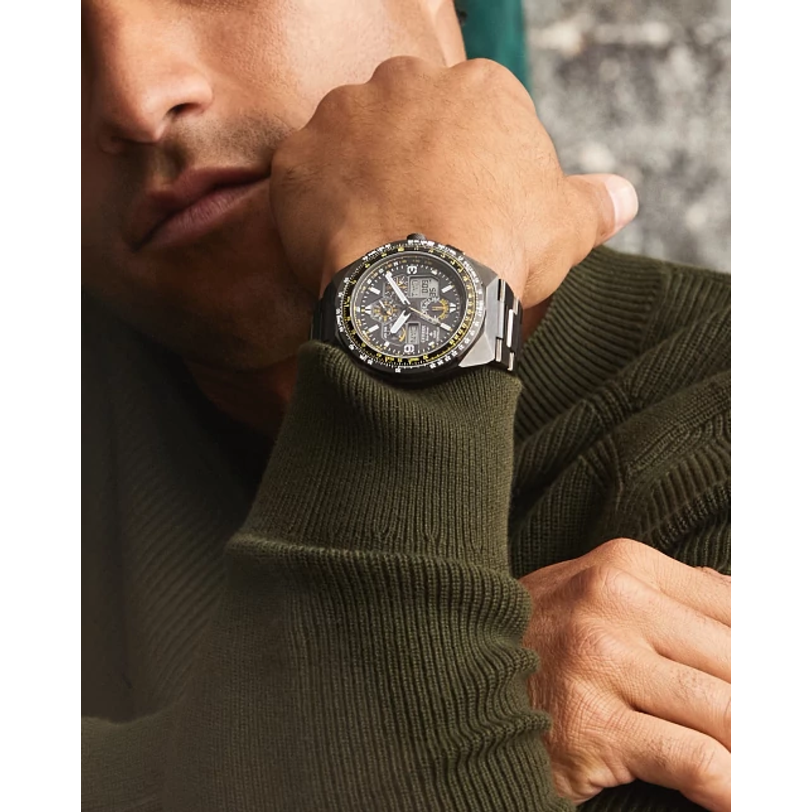 Reloj Citizen Promaster Skyhawk A-T Cronómetraje Atómico  JY8127-59E | Elegancia relojería