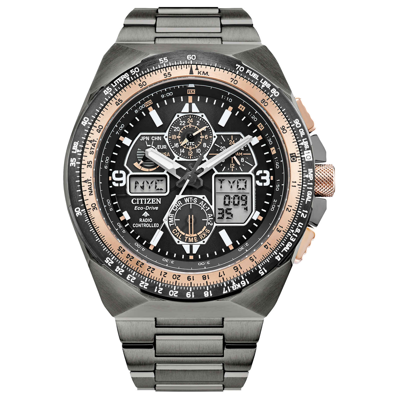 Reloj Citizen Promaster Skyhawk A-T Cronómetraje Atómico  JY8146-54E | Elegancia relojería