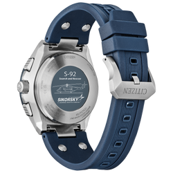 Reloj Citizen Promaster Sikosky edición especial helicoptero S-92 con cronografo y dial azul JY8156-00L | Elegancia Relojeria