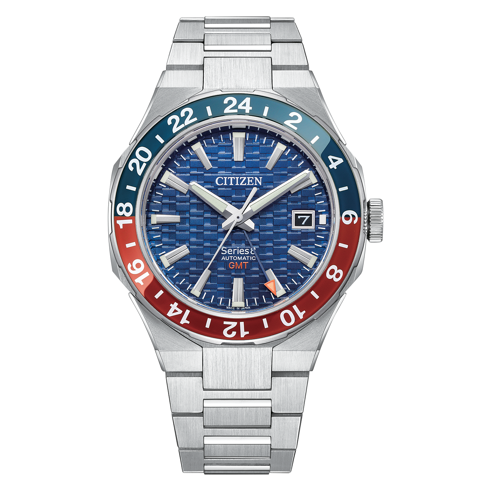 Reloj Citizen Series8 880 GMT Automático para caballero y con funcion GMT NB6030-59L | Elegancia Relojeria