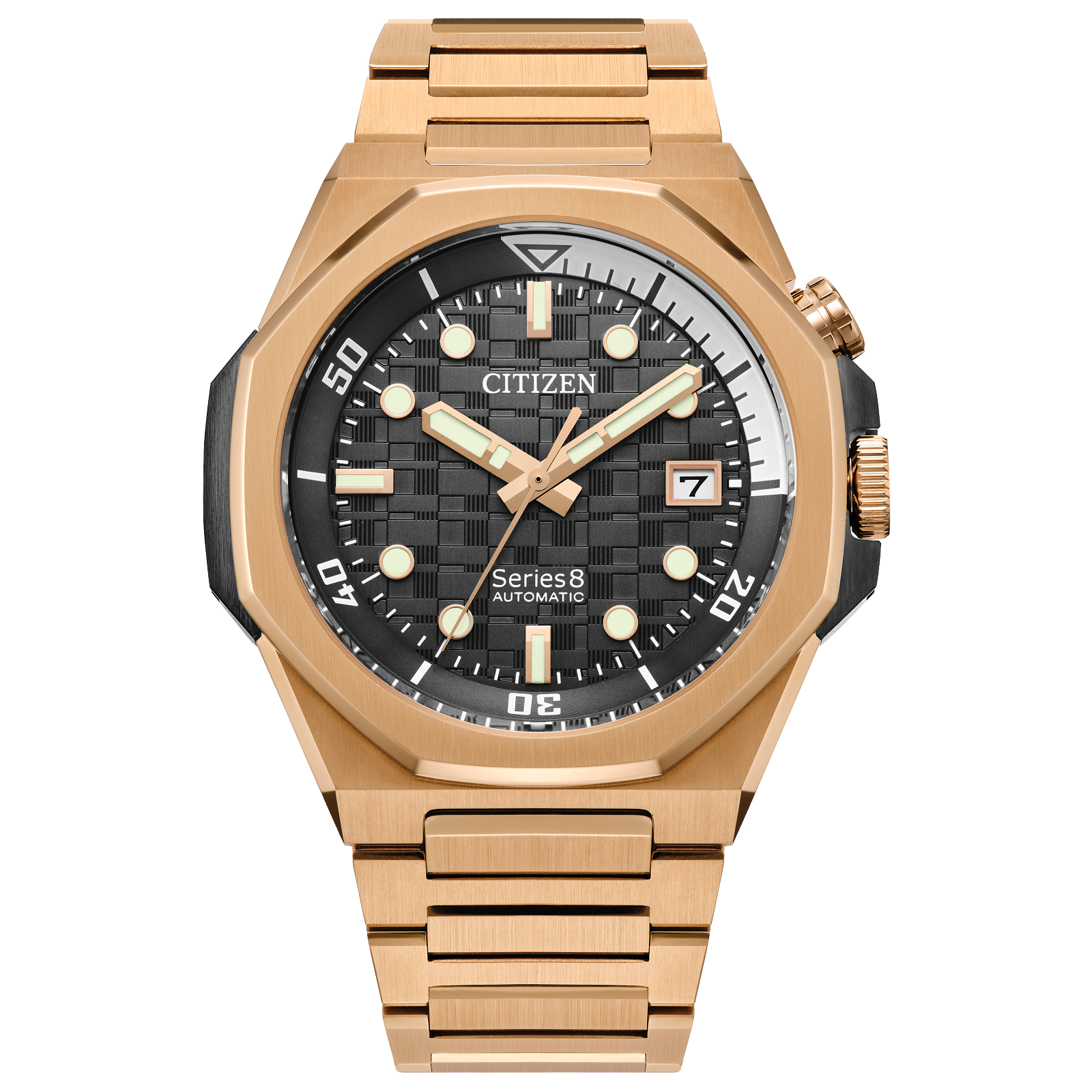 Reloj Citizen Series8 890 Dorado automático para caballero de 42.6 MM NB6069-53H | Elegancia Relojeria