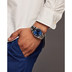 Reloj Citizen Tsuyosa dial azul marino con caja de 40 MM automático para caballeros NJ0150-56L | Elegancia Relojería