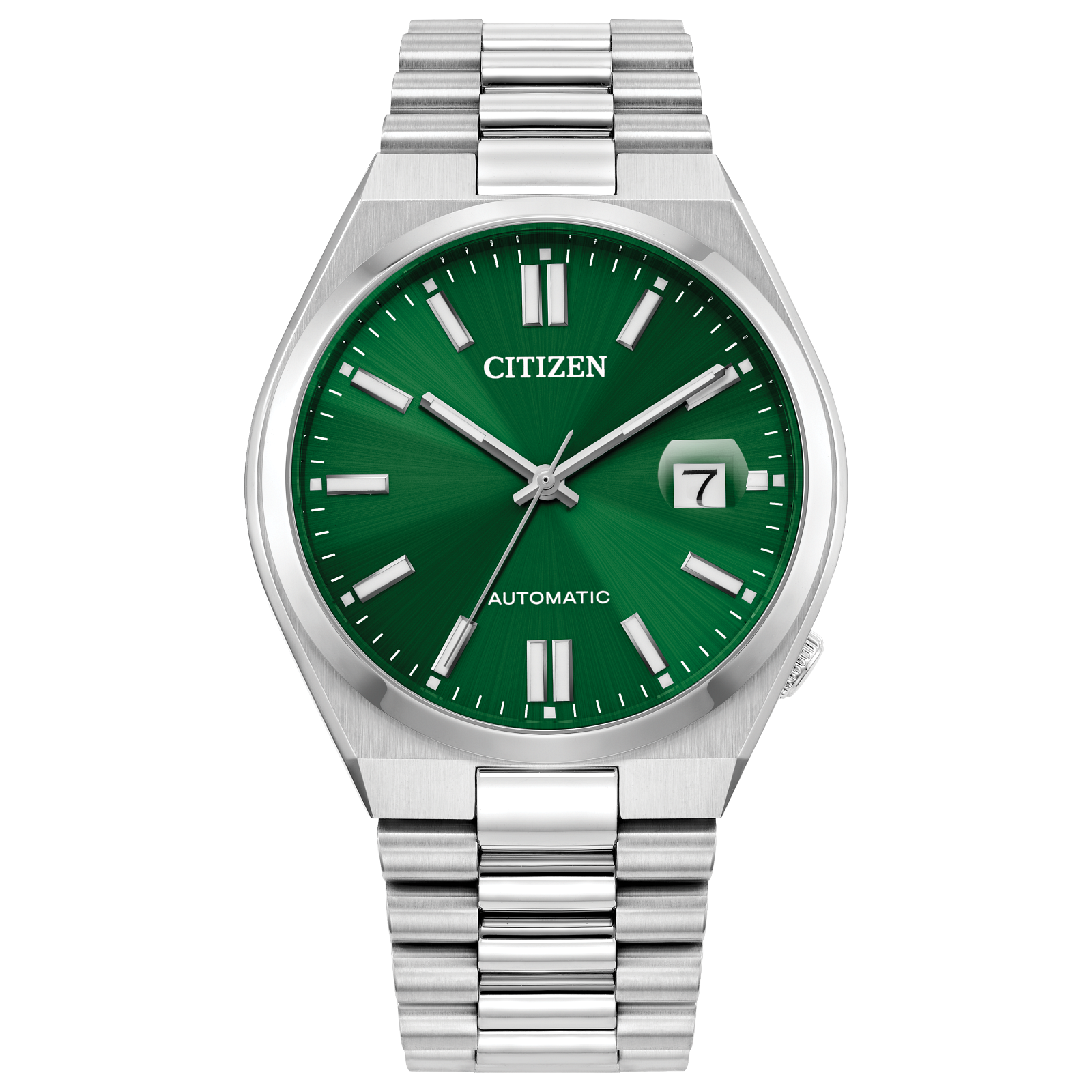 Reloj Citizen Tsuyosa con dial verde automático con caja de 40MM para caballero NJ0150-56X | Elegancia Relojería