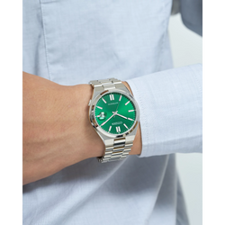 Reloj Citizen Tsuyosa con dial verde automático con caja de 40MM para caballero NJ0150-56X | Elegancia Relojería