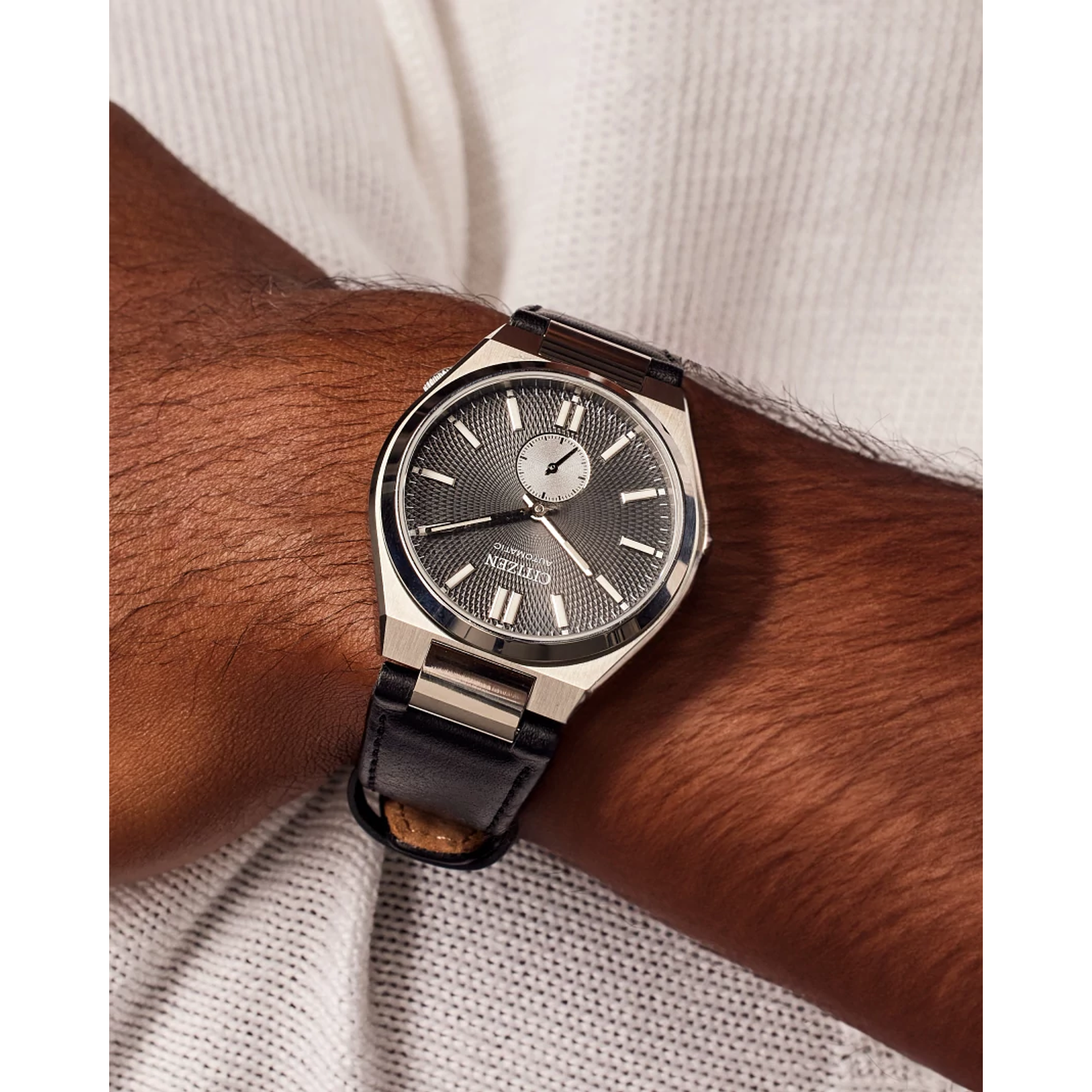 Reloj Citizen Tsuyosa Small seconds con Dial Gris automático caja de 40 MM para caballero NK5010-01H | Elegancia Relojería