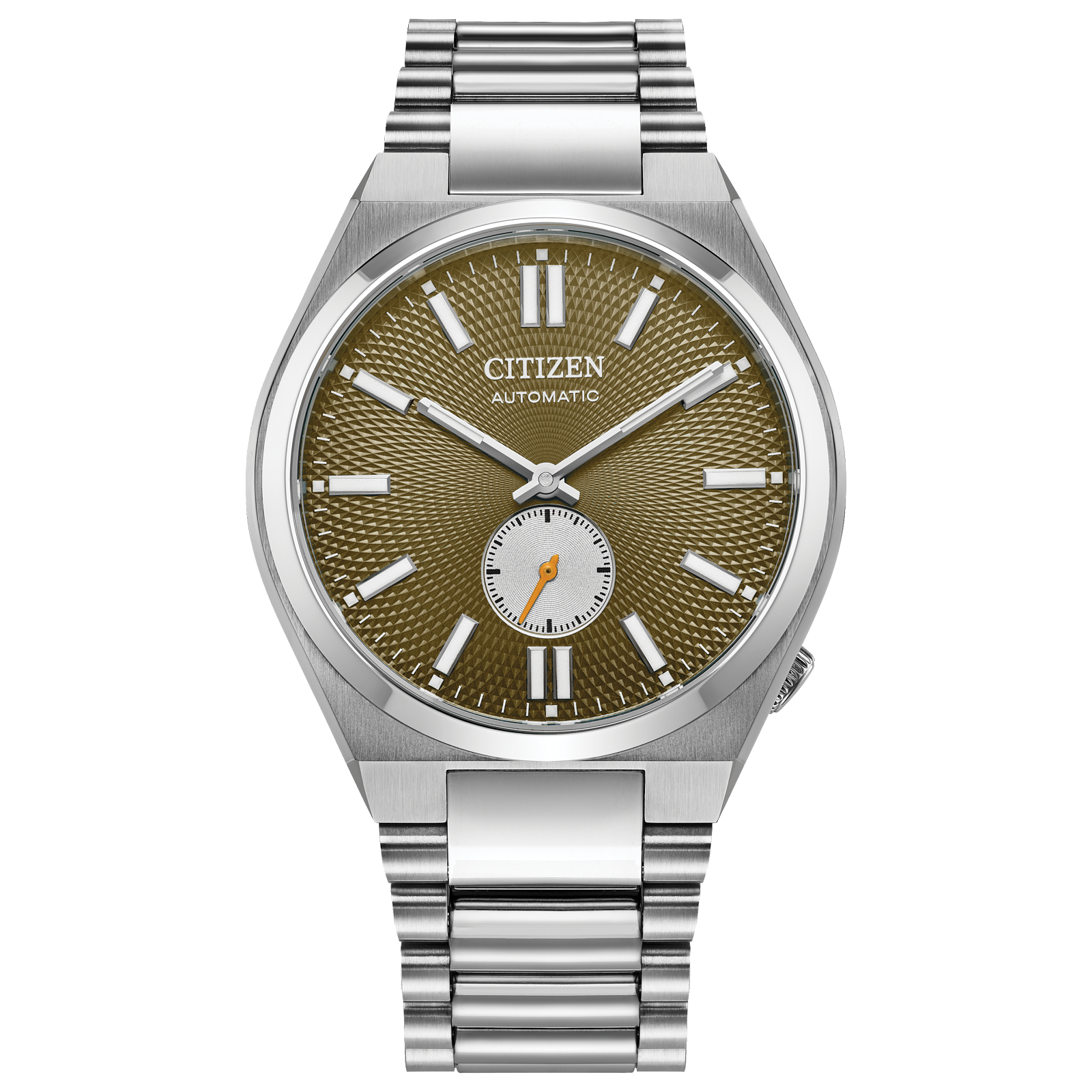 Reloj Citizen Tsuyosa Small seconds con Dial verde esmeralda automático caja de 40 MM para caballero | Elegancia Relojería